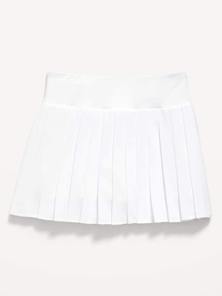 High-Waisted Pleated Performance Skort for Girls