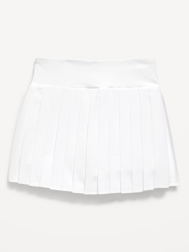 High-Waisted Pleated Performance Skort for Girls