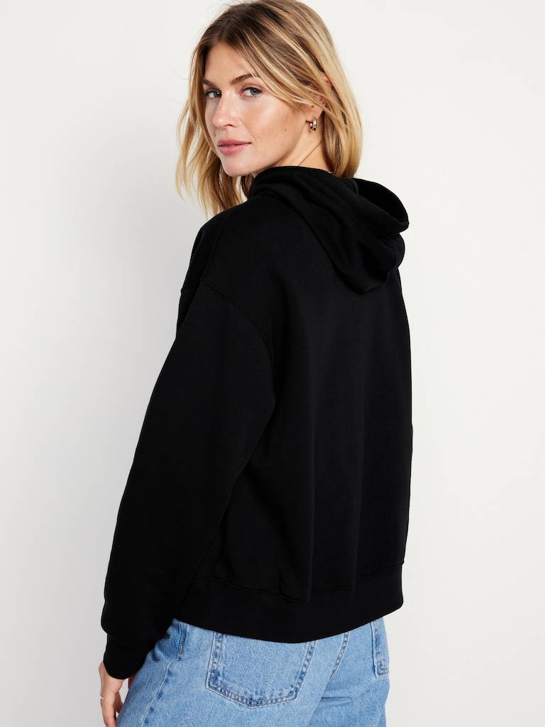 Logo Zip Hoodie Sweatshirt