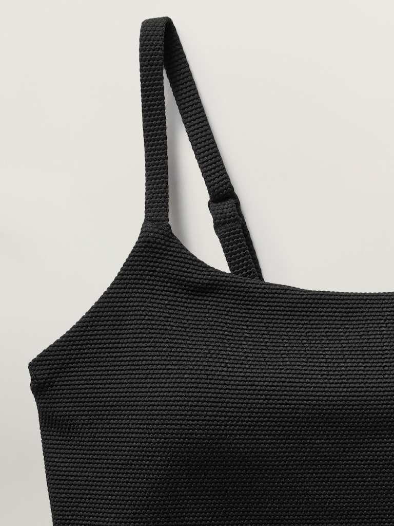Scoop Crop Pique Tankini D-DD
