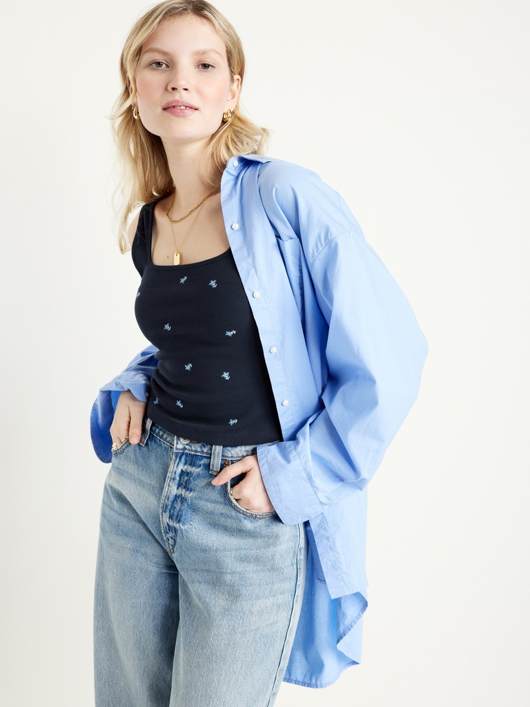 Ultra-Crop Rib-Knit Top