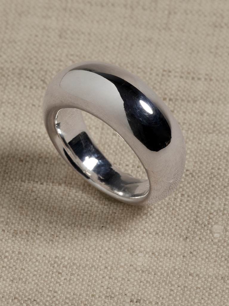 Ravena Slim Dome Ring by Aureus + Argent