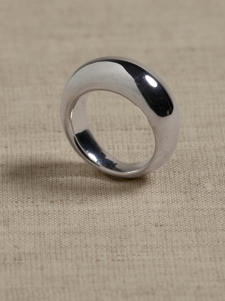 Ravena Slim Dome Ring by Aureus + Argent