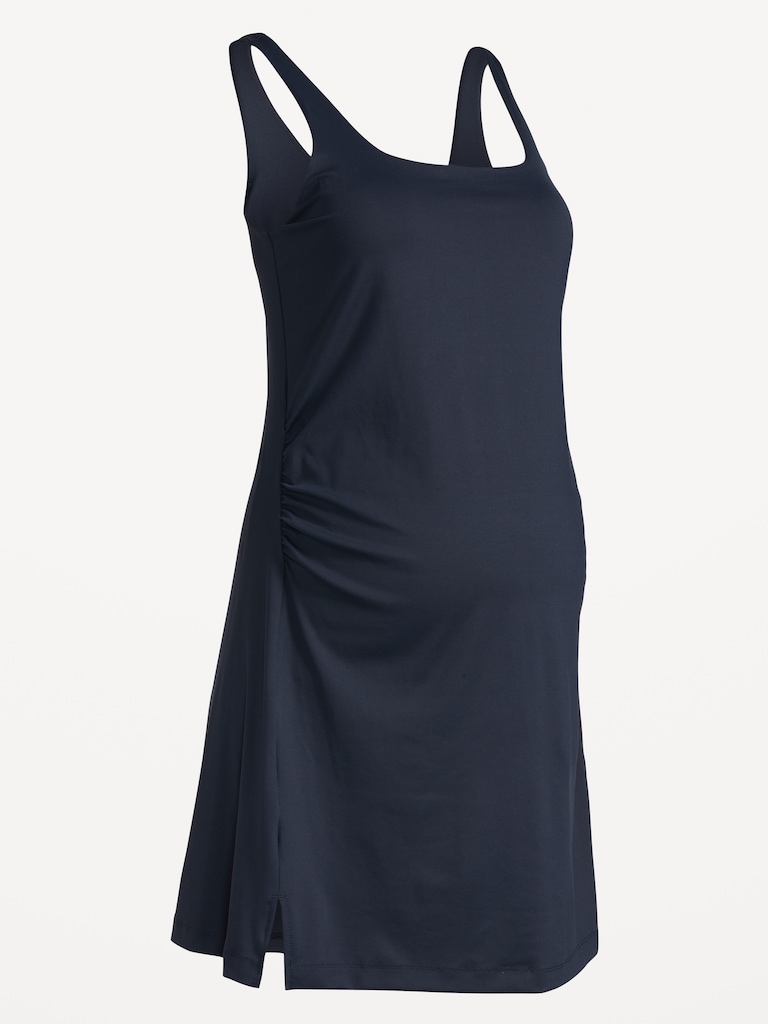 Maternity Sleeveless PowerSoft Mini Skort Dress