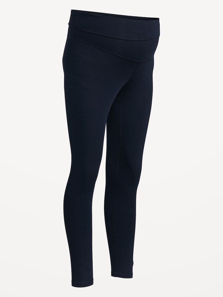 Maternity Rollover-Waist PowerChill 7/8 Leggings