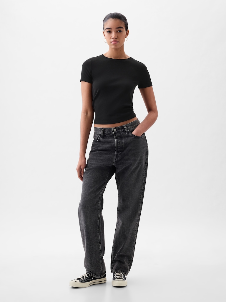 Modern Rib Crop T-Shirt