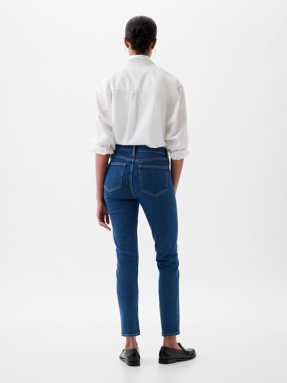 Mid Rise Vintage Slim Jeans