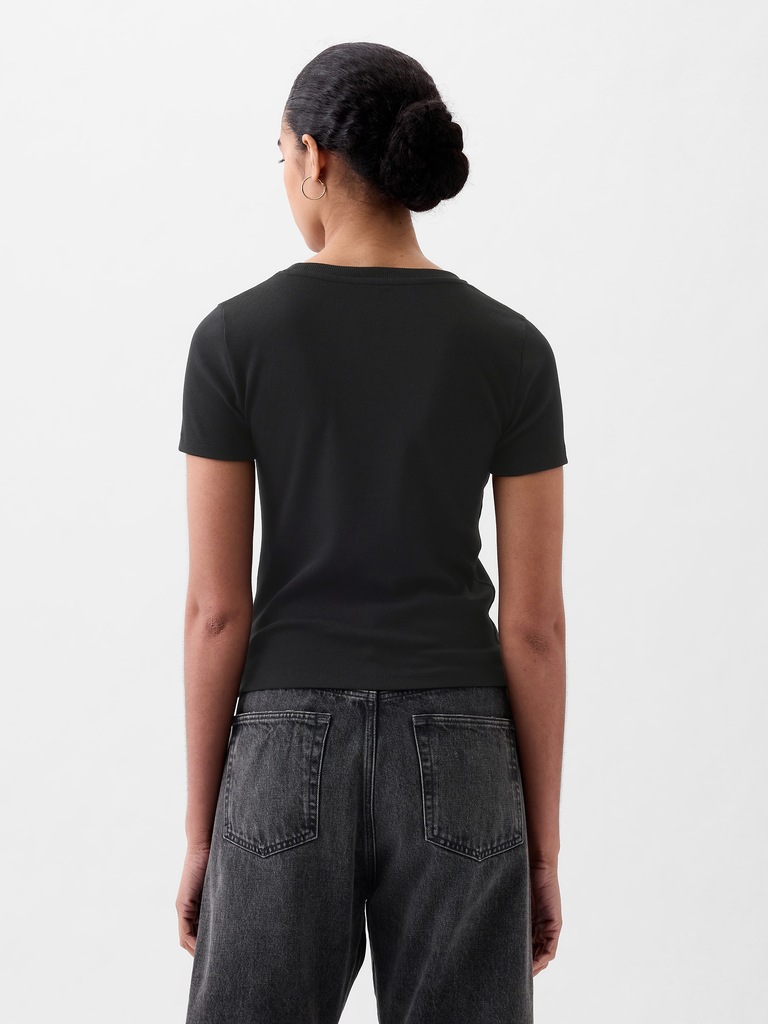Modern Rib Crop T-Shirt