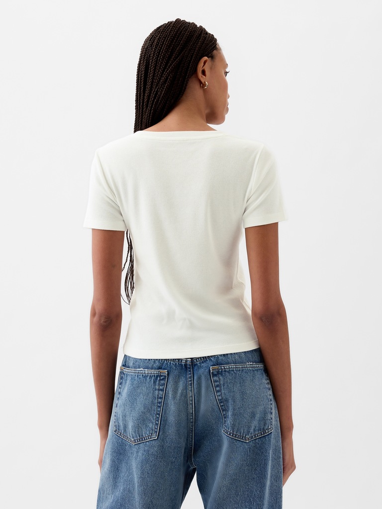 Modern Rib Crop T-Shirt