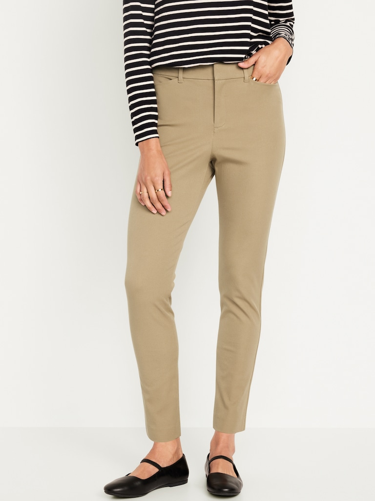 High-Waisted Pixie Skinny Ankle Pants