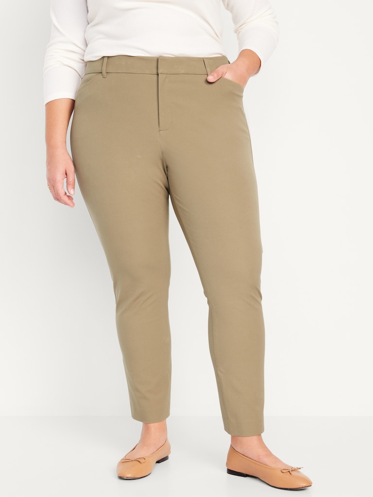 High-Waisted Pixie Skinny Ankle Pants