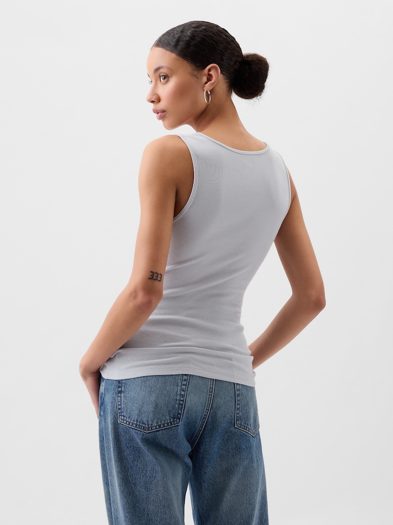 Gap Logo Ribbed Tank Top