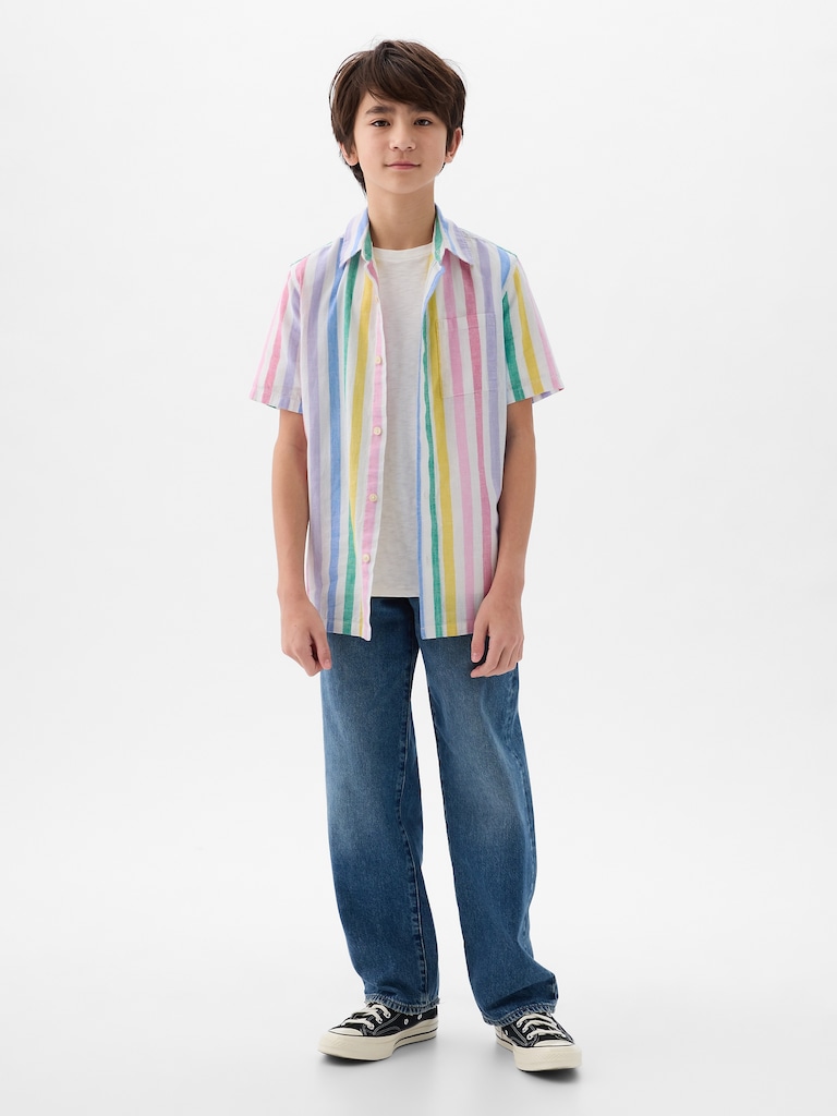 Kids Linen-Cotton Shirt
