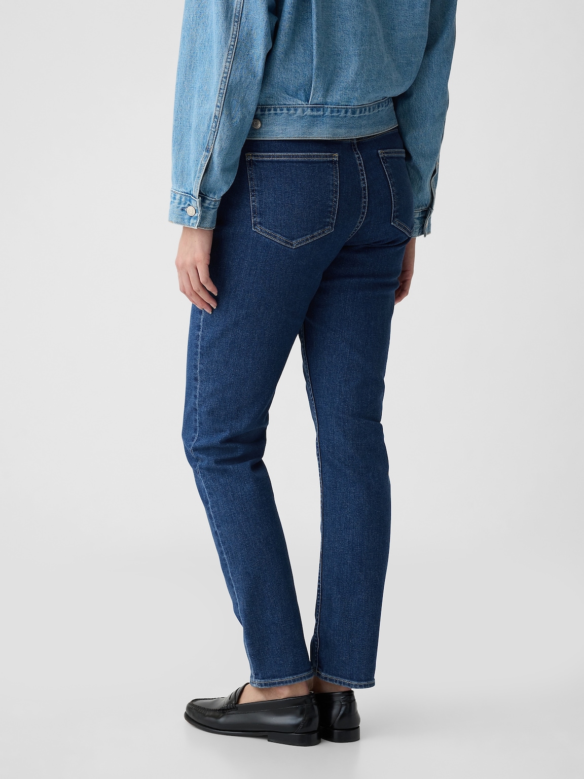 Mid Rise Vintage Slim Jeans
