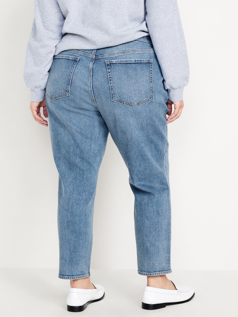 Curvy High-Waisted OG Straight Ankle Jeans