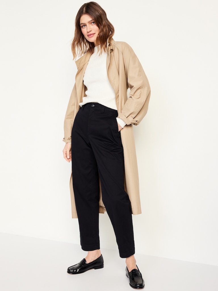 High-Waisted OGC Chino Tapered Straight Pants