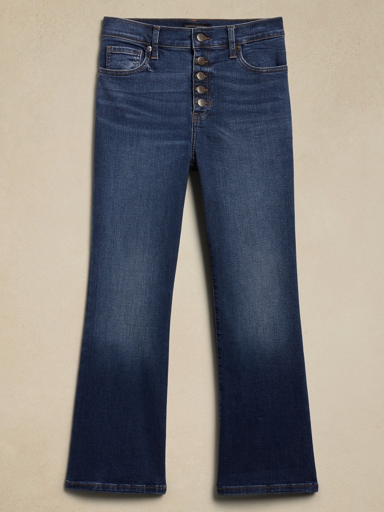 High-Rise Bootcut Cropped Jean