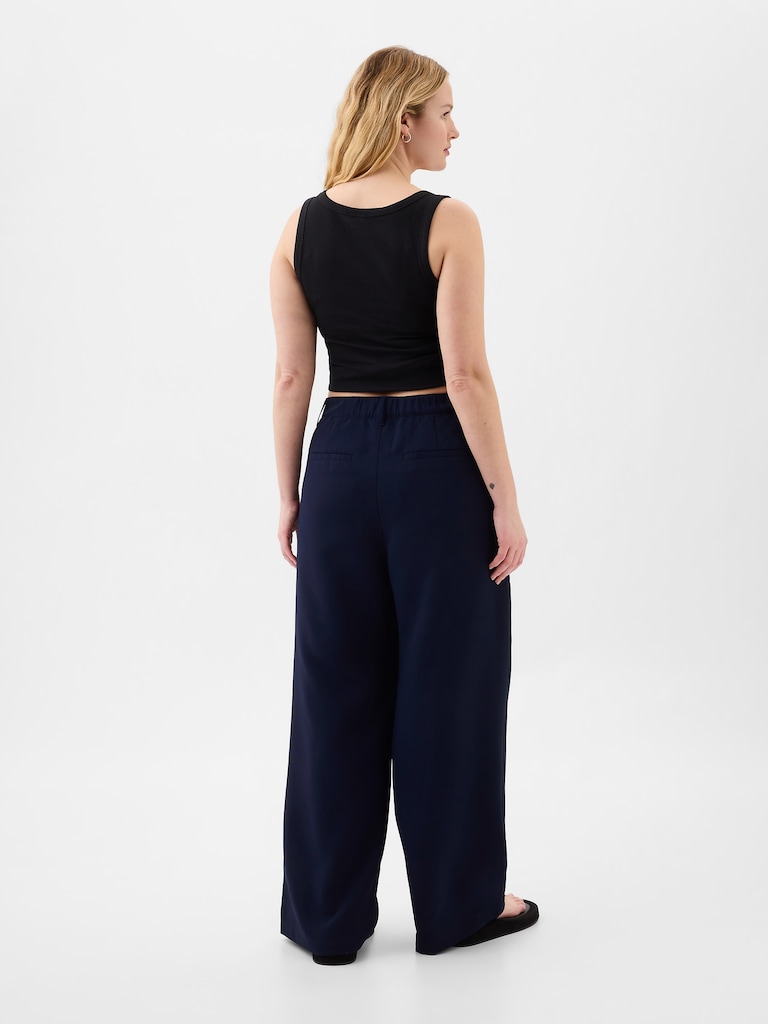 Easy Crepe Trousers