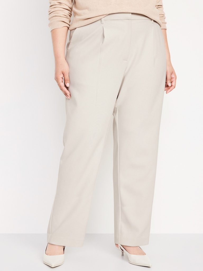 Extra High-Waisted Relaxed Slim Taylor Pants