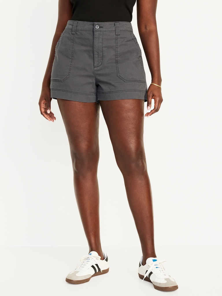 High-Waisted OGC Chino Shorts -- 4-inch inseam