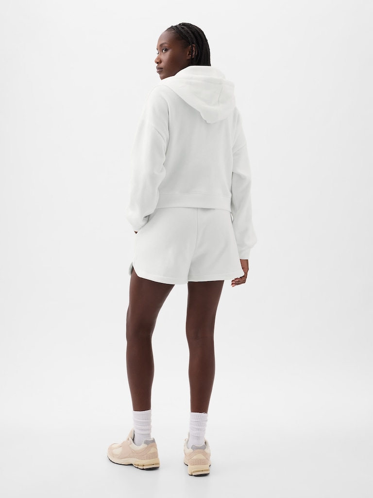 VintageSoft Crop Hoodie