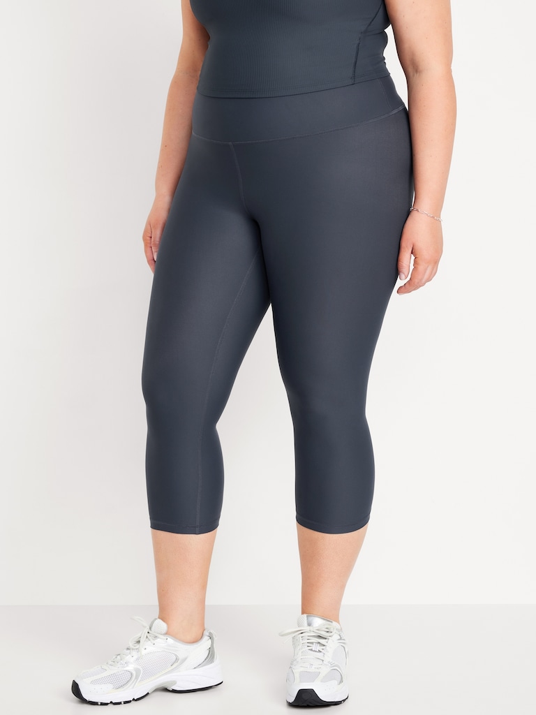 High-Waisted PowerSoft Crop Leggings