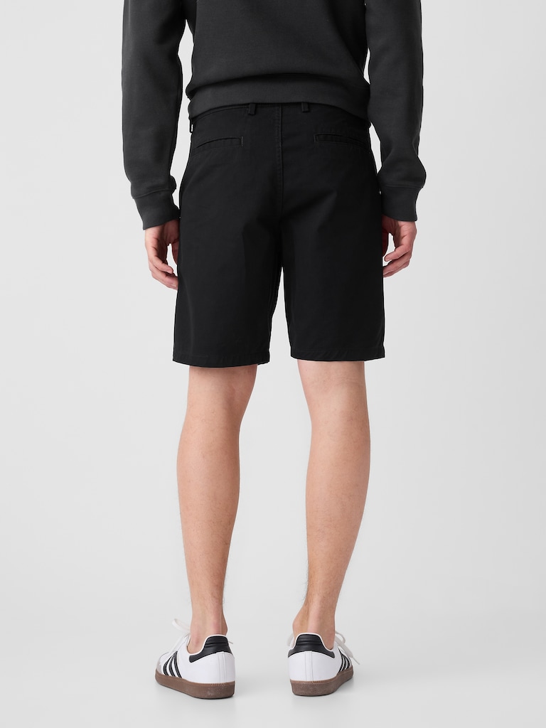 9" Essential Khaki Shorts