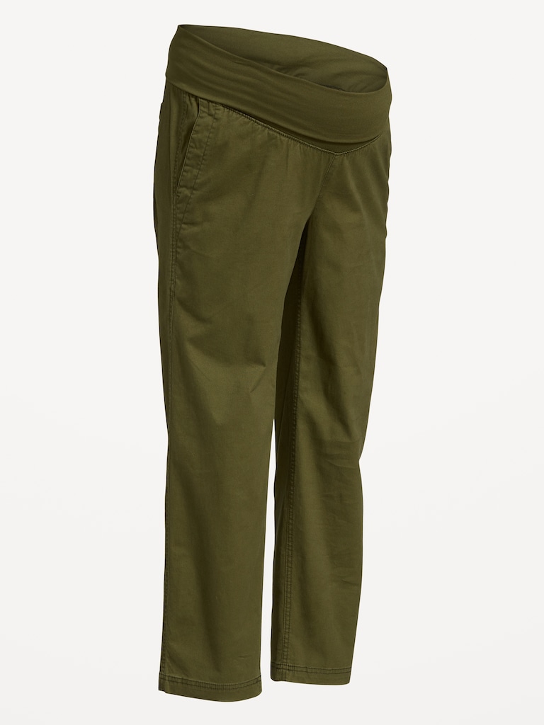 Maternity Rollover-Waist OGC Chino Pants