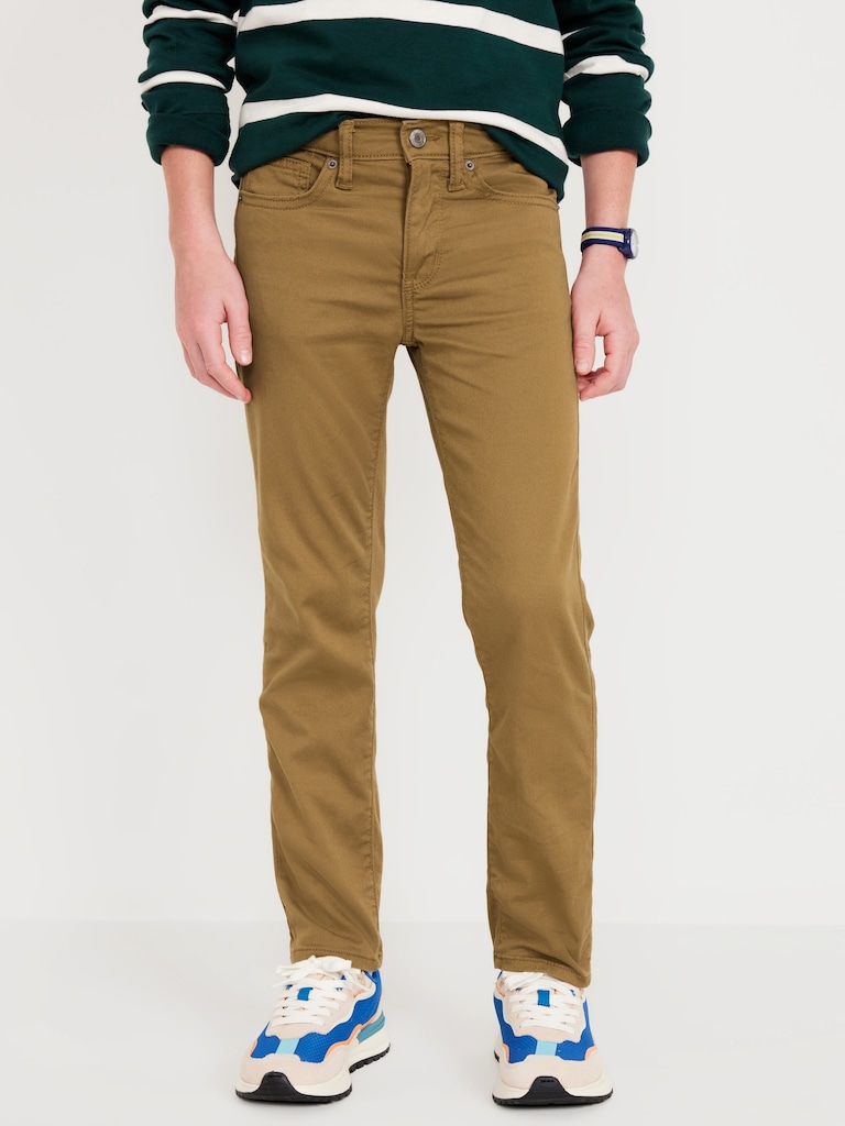 Slim 360° Stretch Five-Pocket Pants for Boys