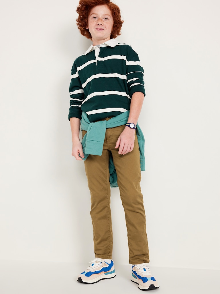 Slim 360° Stretch Five-Pocket Pants for Boys