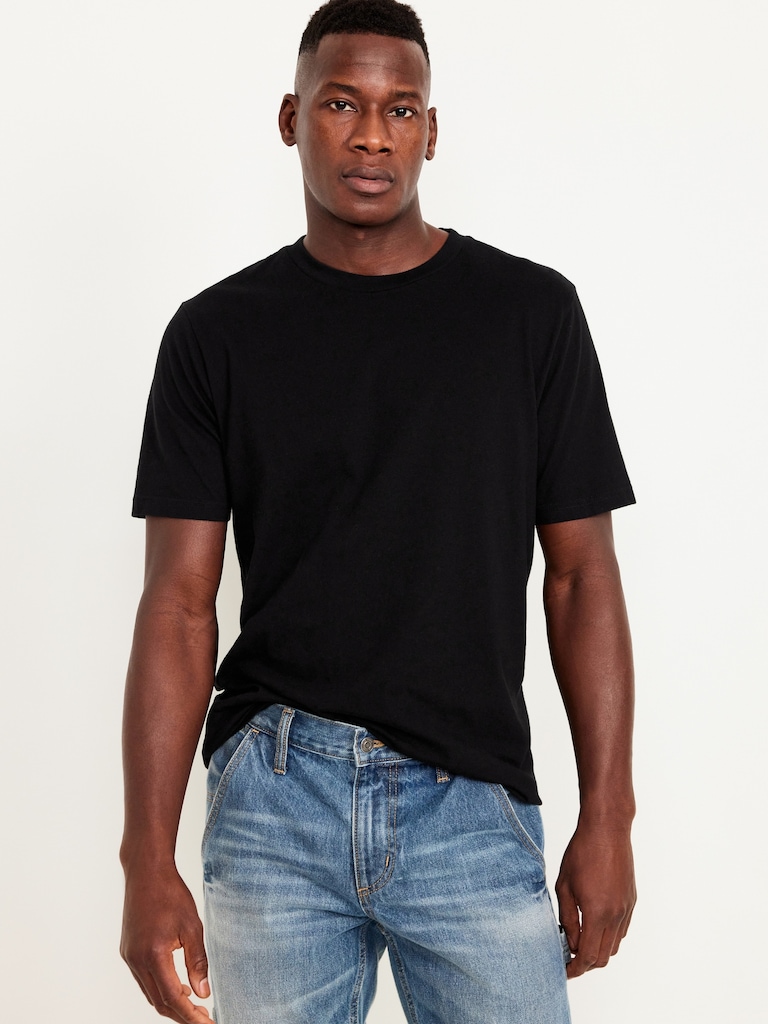 Solid Crew-Neck T-Shirt 5-Pack