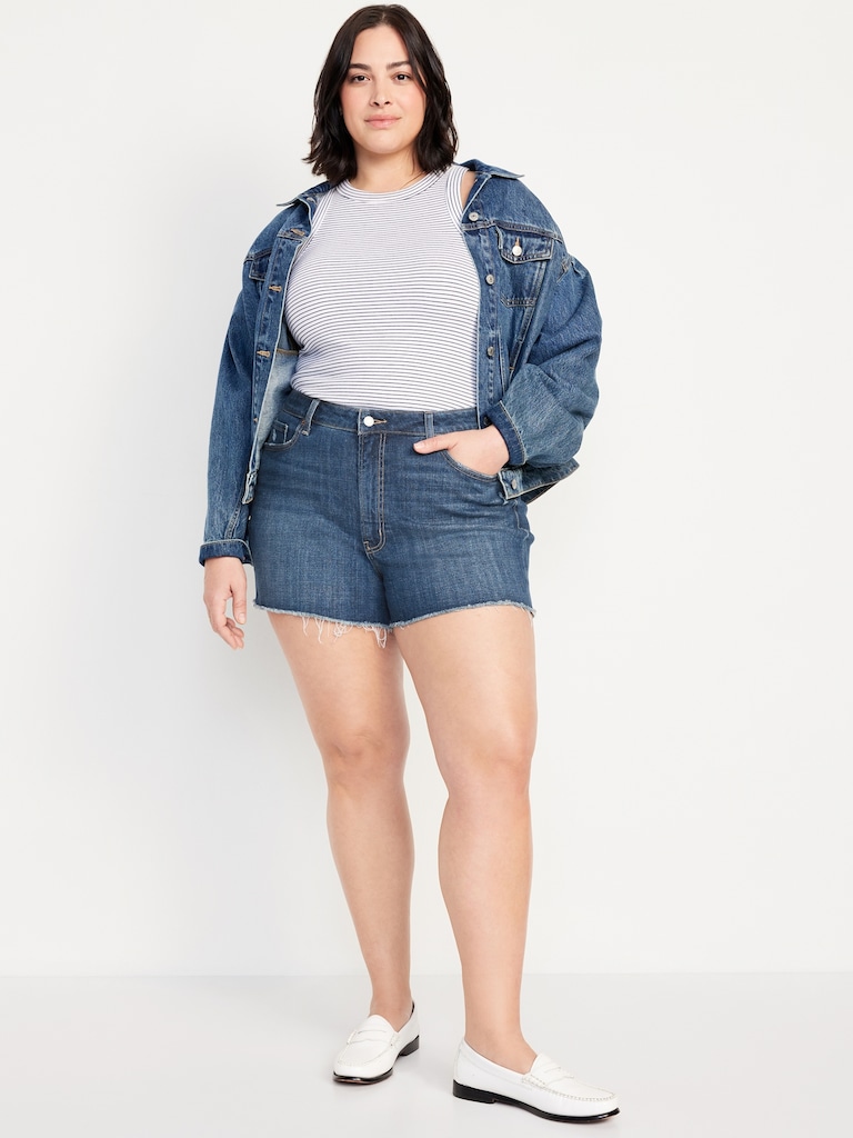 High-Waisted OG Jean Shorts -- 3-inch inseam