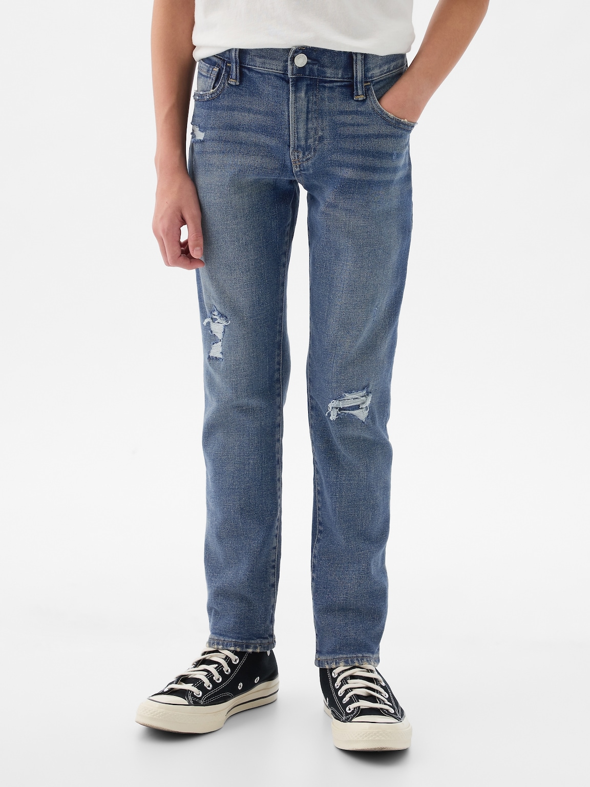 Kids Rip & Repair Slim Jeans