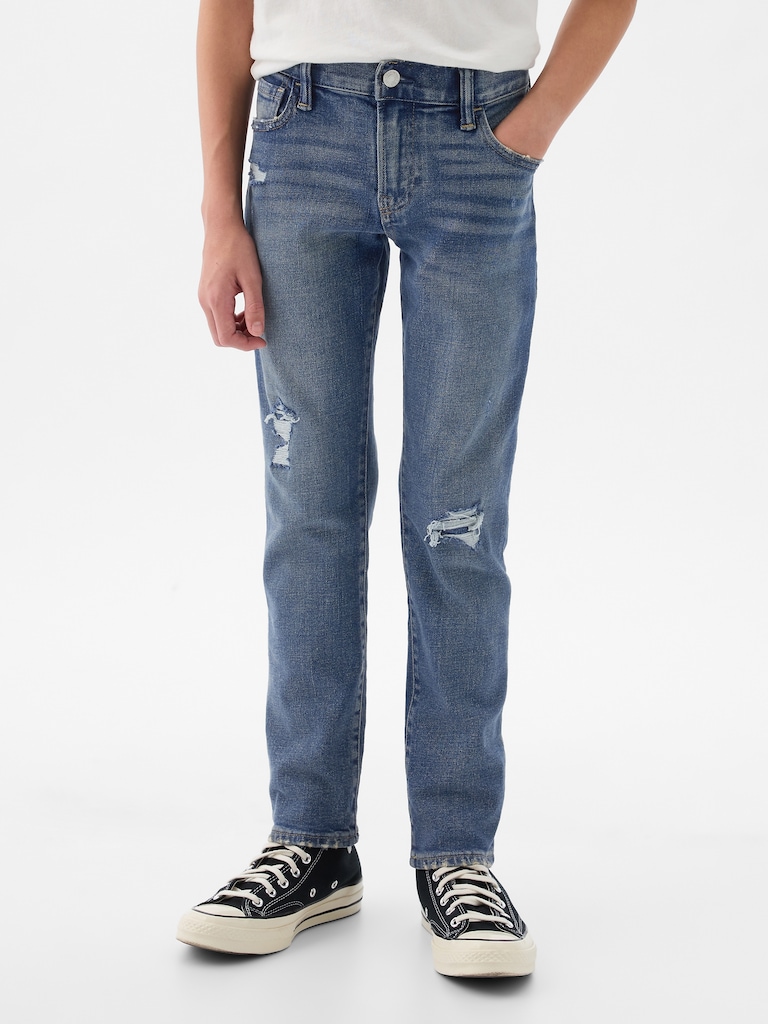 Kids Rip & Repair Slim Jeans