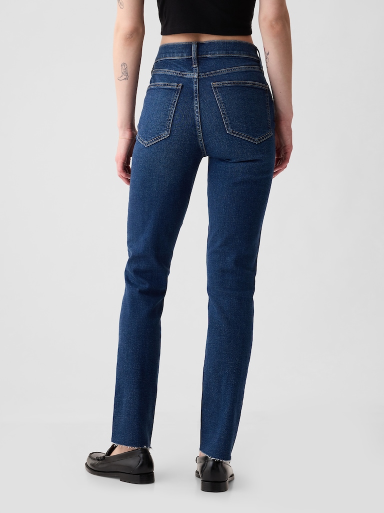 High Rise Vintage Slim Jeans