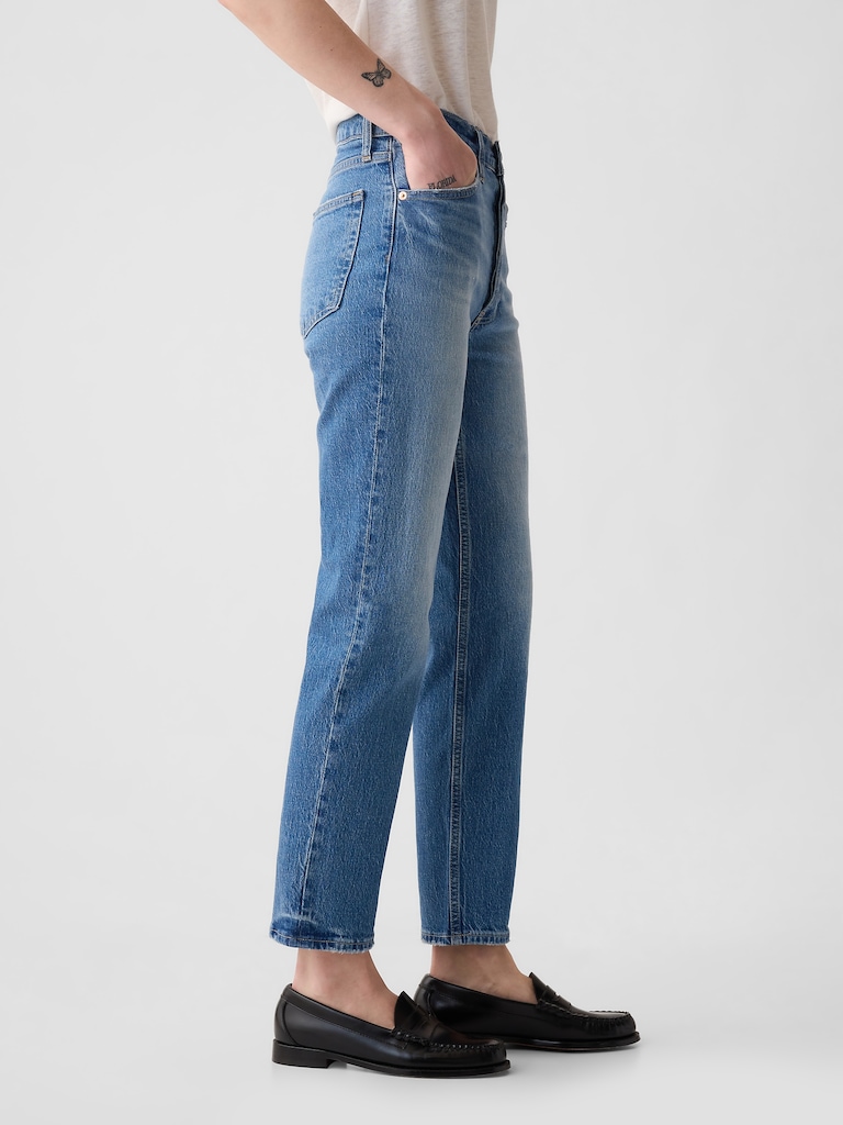 High Rise Cheeky Straight Jeans