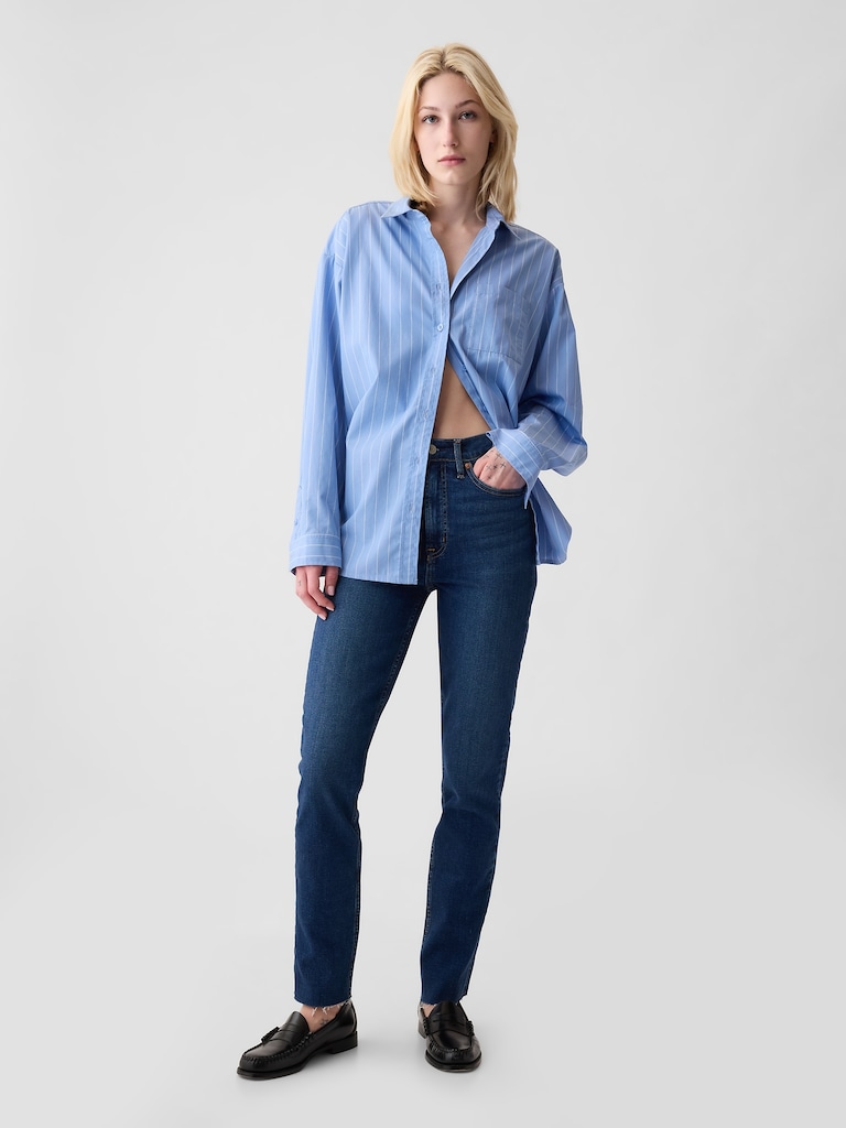 High Rise Vintage Slim Jeans