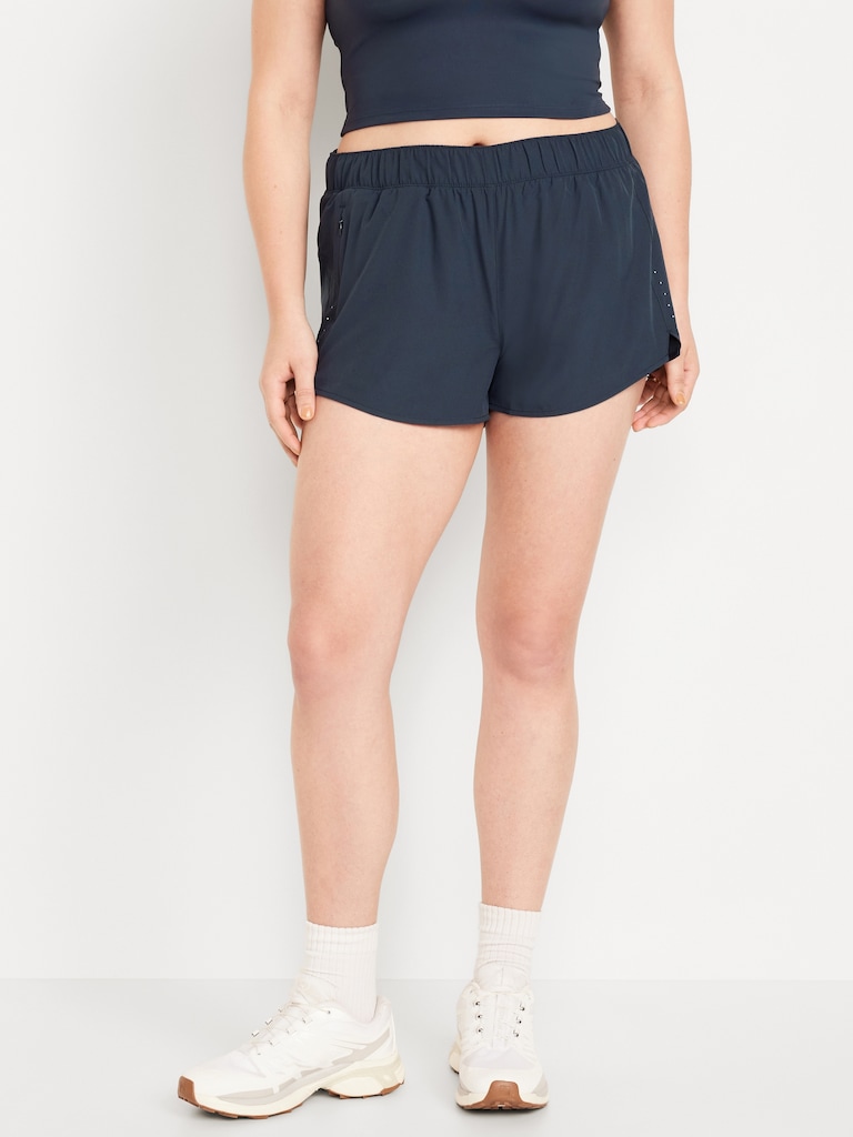 Mid-Rise StretchTech Run Shorts -- 3-inch inseam