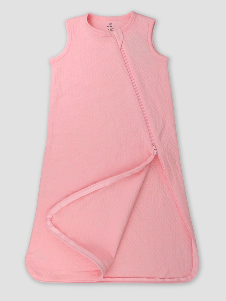 Honest Baby Clothing Organic Cotton Matelasse Wearable Blanket