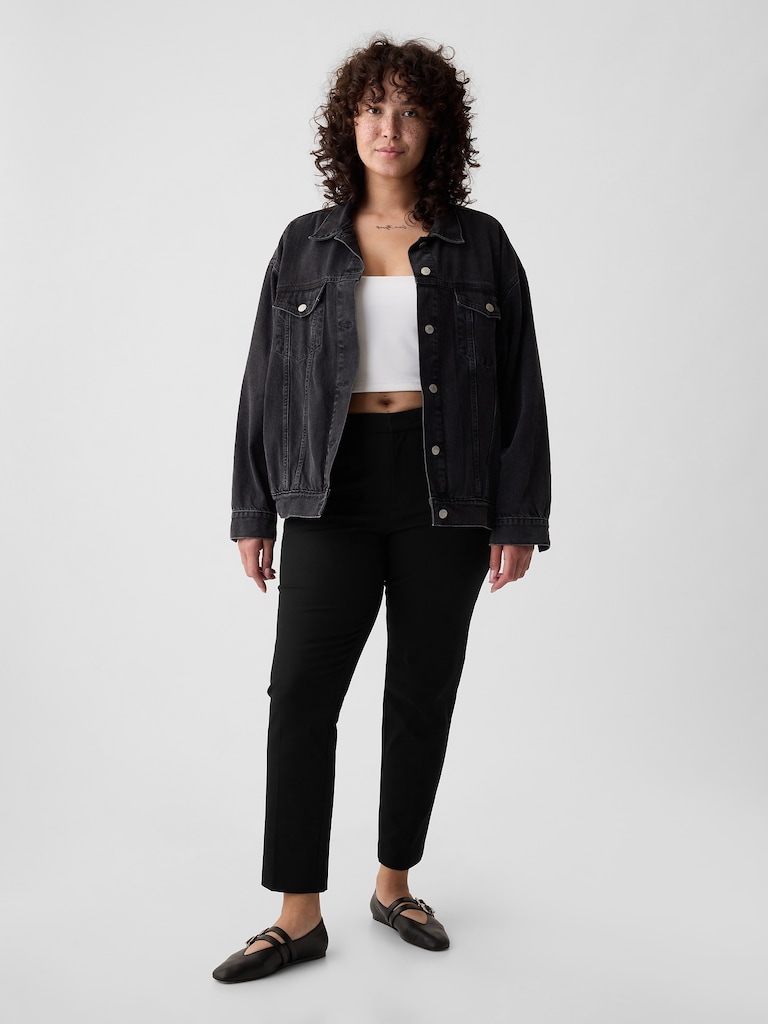 Mid Rise BiStretch Slim Ankle Pants