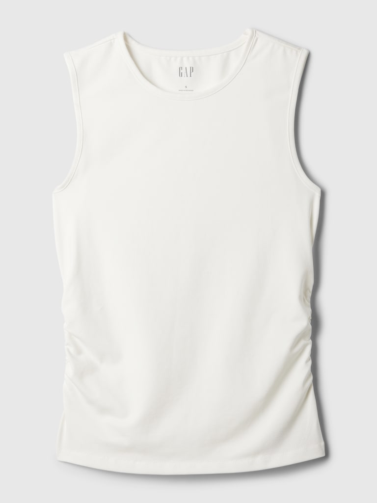 Compact Jersey Cropped Tank Top