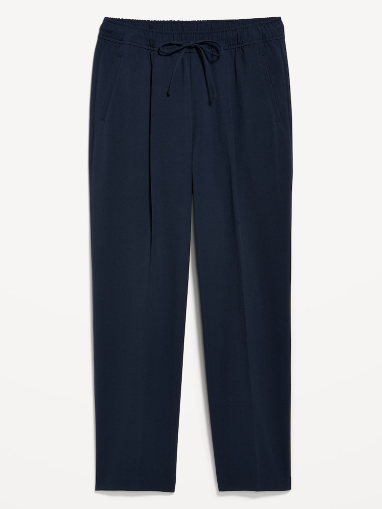 High-Waisted Billie Straight Ankle Trouser