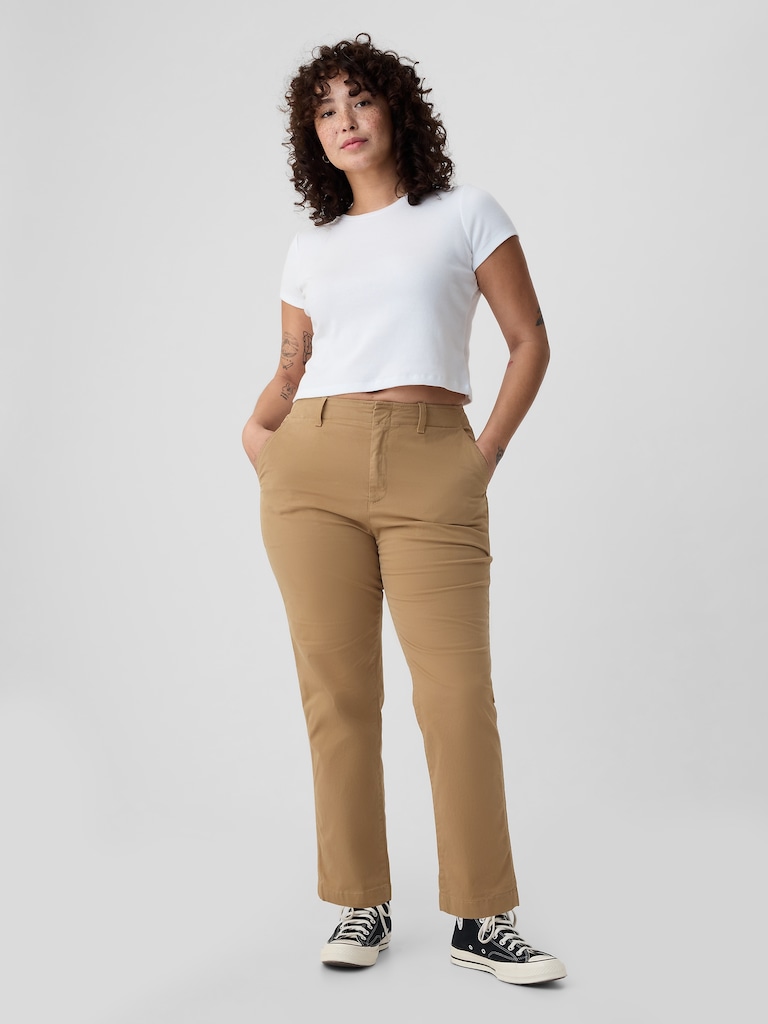 Mid Rise Downtown Khakis