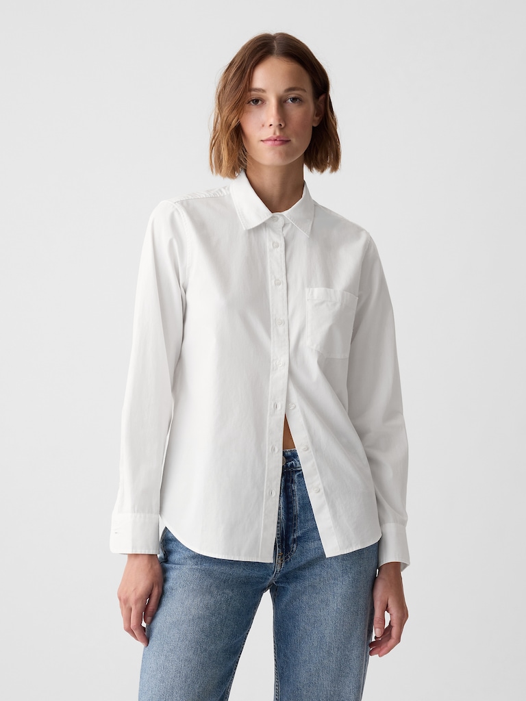 Organic Cotton Poplin Classic Shirt