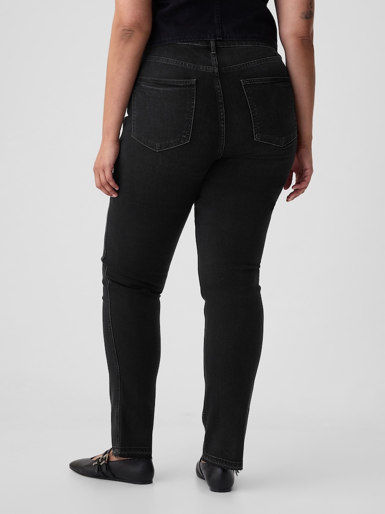 High Rise Vintage Slim Jeans