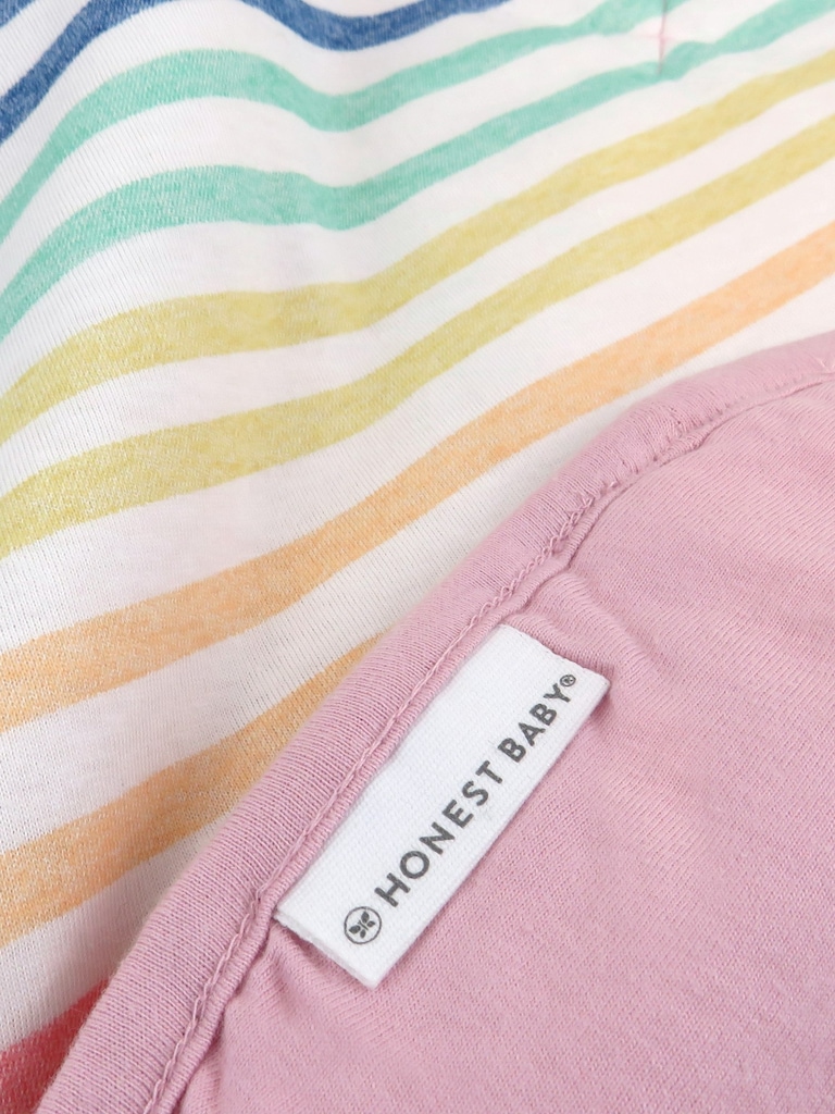 Honest Baby Clothing Organic Cotton Reversible Baby Blanket
