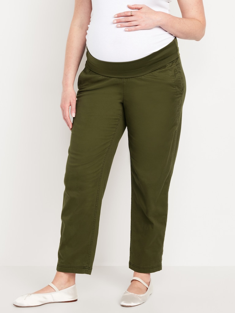 Maternity Rollover-Waist OGC Chino Pants