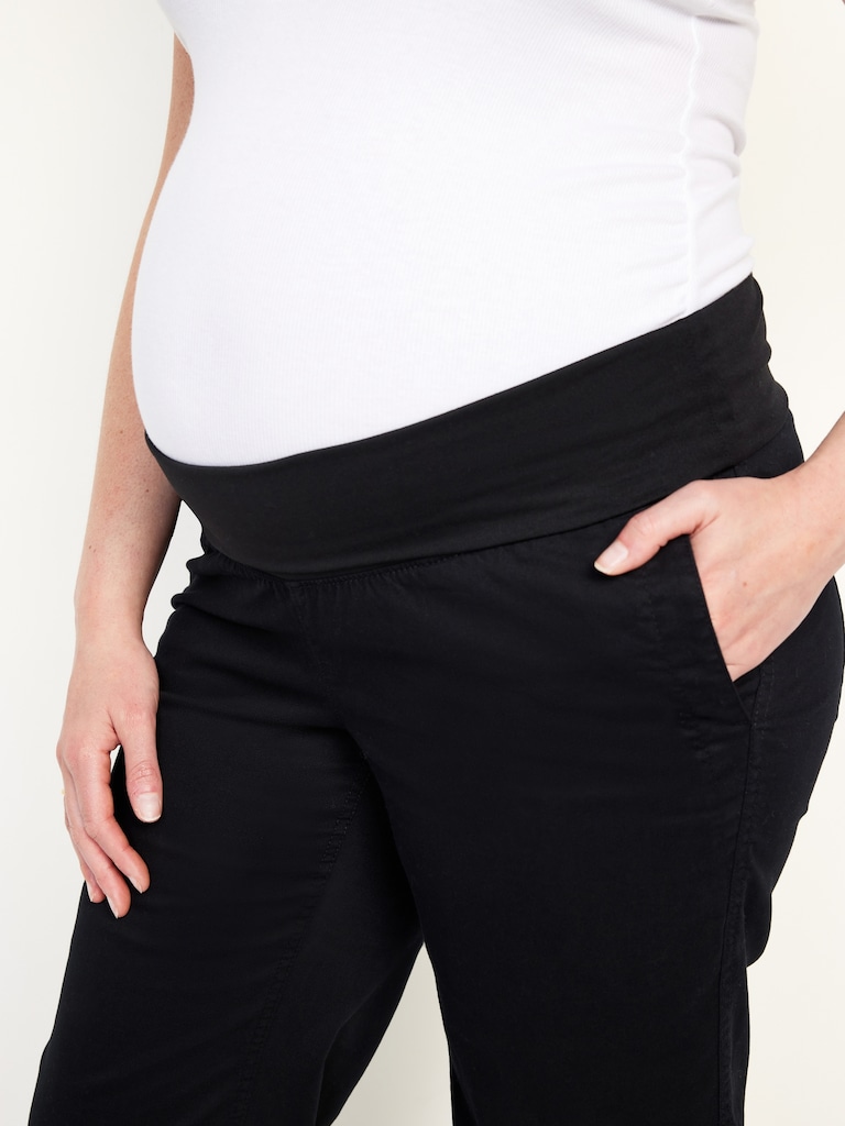 Maternity Rollover-Waist OGC Chino Pants