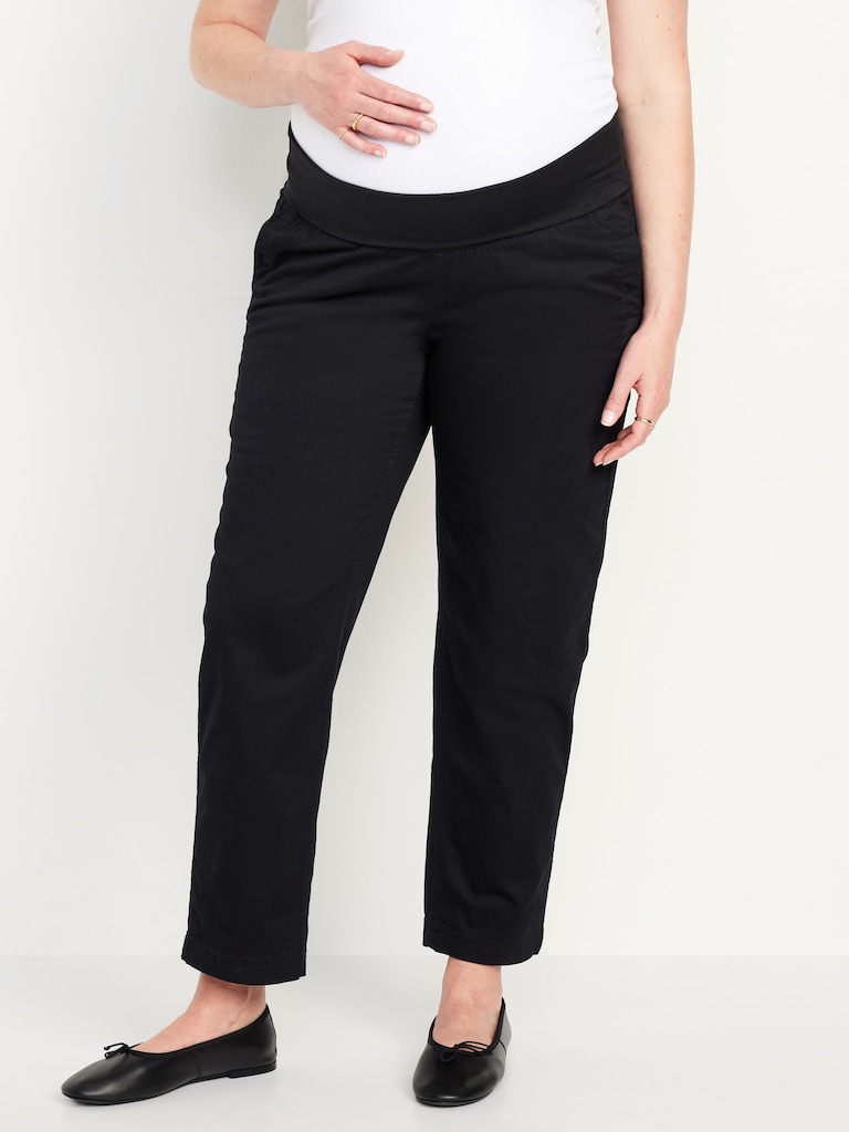 Maternity Rollover-Waist OGC Chino Pants
