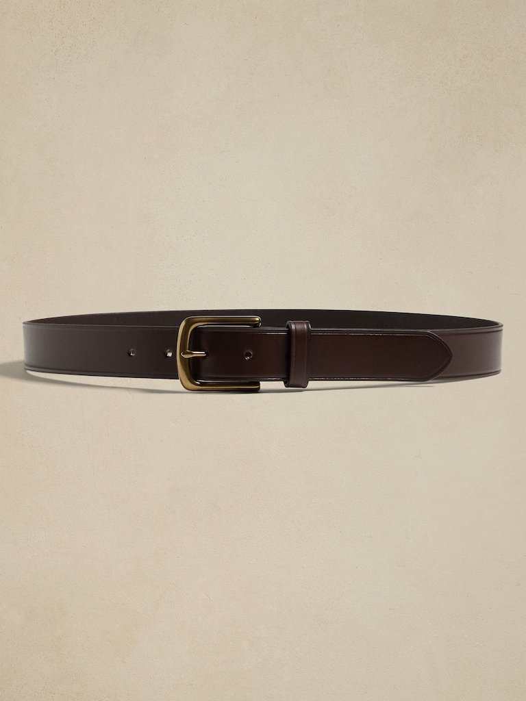 Classic Leather Chino Belt